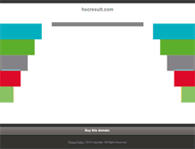 Tablet Screenshot of hscresult.com