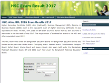 Tablet Screenshot of hscresult.org